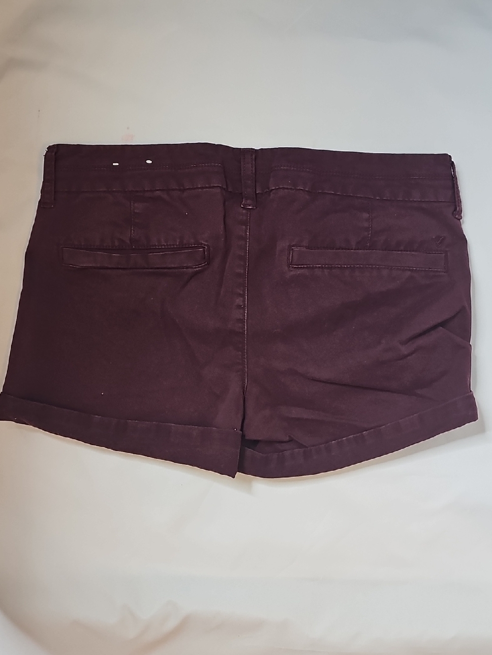 American Eagle Outfitters Women’s Wine Jean Shorts - Picture 2 of 6